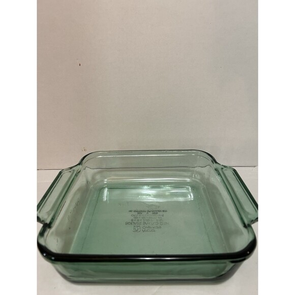 Anchor Ovenware Square Baking Dish Green Tint - Picture 1 of 10